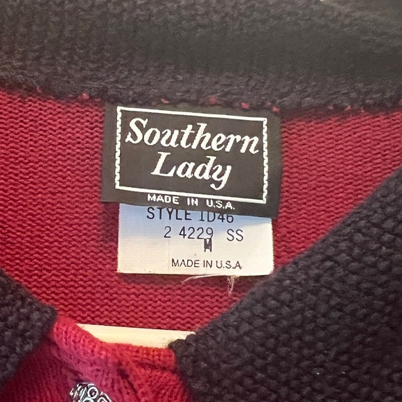 FINAL PRICE Vintage Southern Lady Equestrian Cardigan - Picture 4 of 7